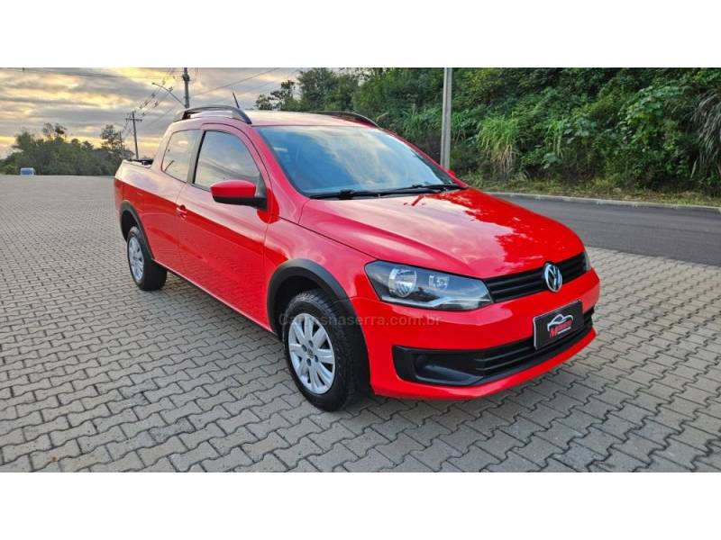 VOLKSWAGEN - SAVEIRO - 2015/2015 - Vermelha - R$ 63.900,00